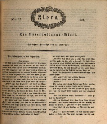 Flora (Baierische National-Zeitung) Freitag 15. Februar 1822