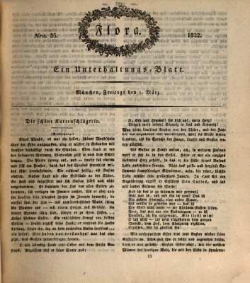 Flora (Baierische National-Zeitung) Freitag 1. März 1822