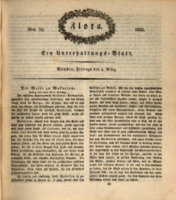 Flora (Baierische National-Zeitung) Samstag 9. März 1822