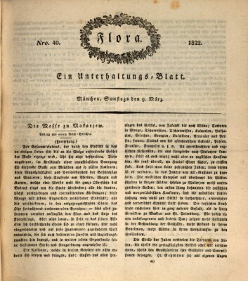 Flora (Baierische National-Zeitung) Samstag 9. März 1822