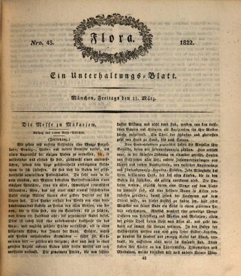 Flora (Baierische National-Zeitung) Freitag 15. März 1822