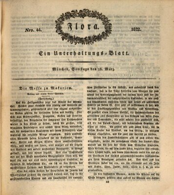 Flora (Baierische National-Zeitung) Samstag 16. März 1822