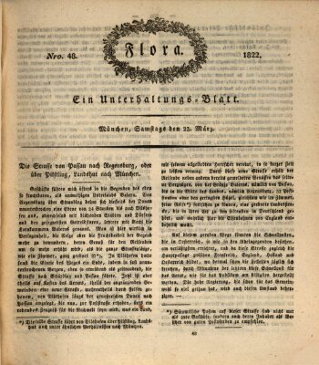 Flora (Baierische National-Zeitung) Samstag 23. März 1822