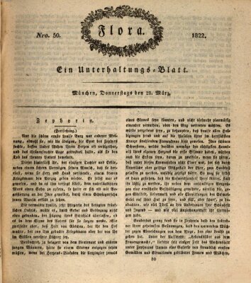 Flora (Baierische National-Zeitung) Donnerstag 28. März 1822