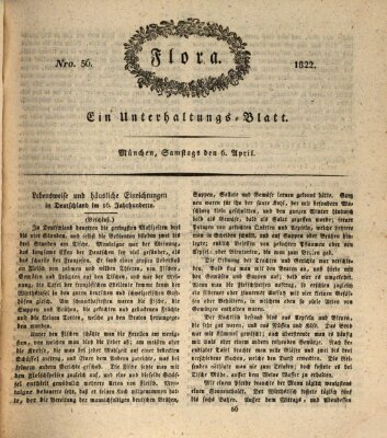 Flora (Baierische National-Zeitung) Samstag 6. April 1822