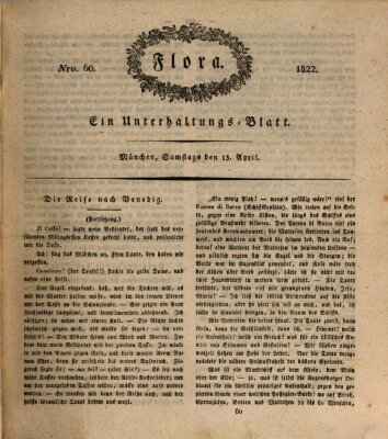 Flora (Baierische National-Zeitung) Samstag 13. April 1822