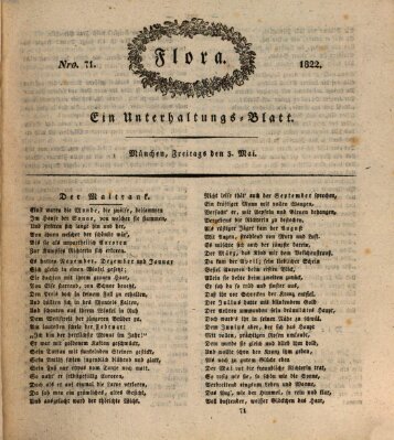 Flora (Baierische National-Zeitung) Freitag 3. Mai 1822