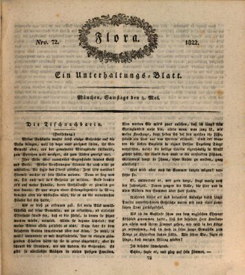 Flora (Baierische National-Zeitung) Samstag 4. Mai 1822