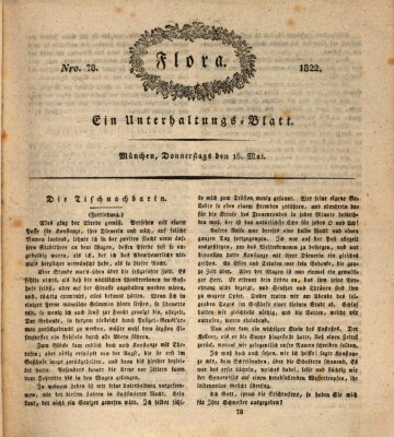 Flora (Baierische National-Zeitung) Donnerstag 16. Mai 1822