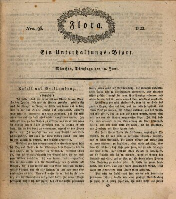 Flora (Baierische National-Zeitung) Dienstag 18. Juni 1822