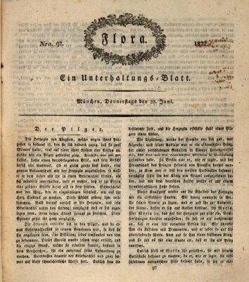 Flora (Baierische National-Zeitung) Donnerstag 20. Juni 1822