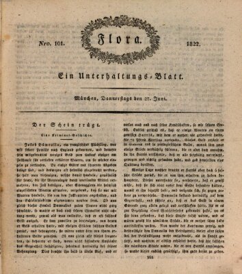 Flora (Baierische National-Zeitung) Donnerstag 27. Juni 1822