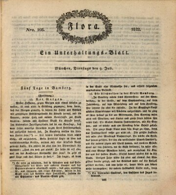 Flora (Baierische National-Zeitung) Dienstag 9. Juli 1822