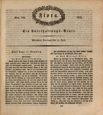 Flora (Baierische National-Zeitung) Freitag 12. Juli 1822