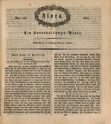 Flora (Baierische National-Zeitung) Dienstag 16. Juli 1822