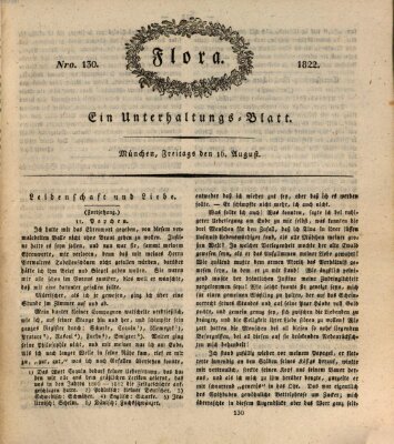 Flora (Baierische National-Zeitung) Freitag 16. August 1822