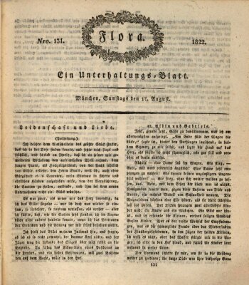 Flora (Baierische National-Zeitung) Samstag 17. August 1822