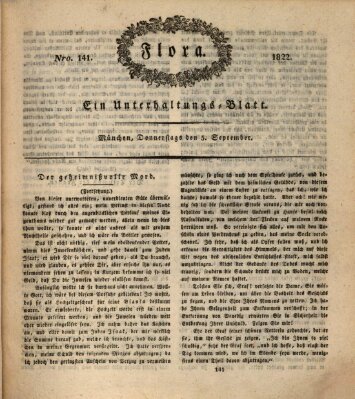 Flora (Baierische National-Zeitung) Donnerstag 5. September 1822