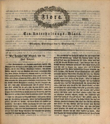 Flora (Baierische National-Zeitung) Samstag 7. September 1822