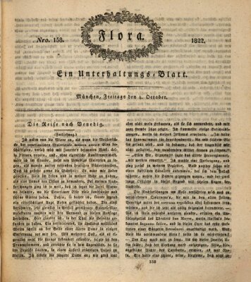 Flora (Baierische National-Zeitung) Freitag 4. Oktober 1822