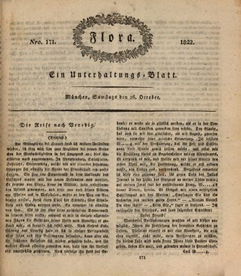 Flora (Baierische National-Zeitung) Samstag 26. Oktober 1822