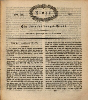 Flora (Baierische National-Zeitung) Freitag 15. November 1822