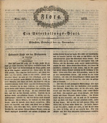 Flora (Baierische National-Zeitung) Samstag 23. November 1822