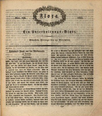 Flora (Baierische National-Zeitung) Freitag 29. November 1822