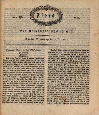 Flora (Baierische National-Zeitung) Donnerstag 5. Dezember 1822