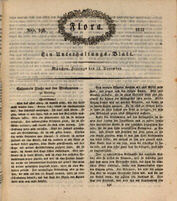 Flora (Baierische National-Zeitung) Freitag 13. Dezember 1822