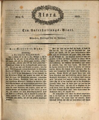 Flora (Baierische National-Zeitung) Freitag 10. Januar 1823