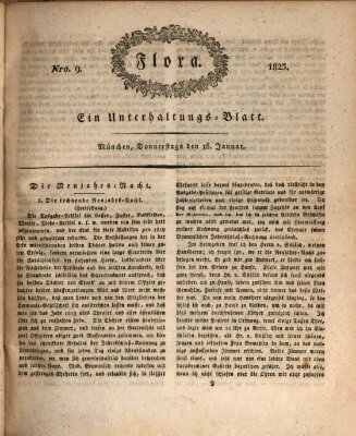 Flora (Baierische National-Zeitung) Donnerstag 16. Januar 1823