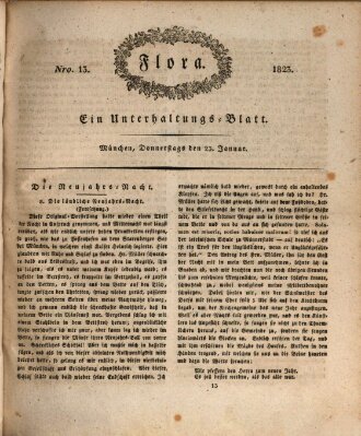 Flora (Baierische National-Zeitung) Donnerstag 23. Januar 1823