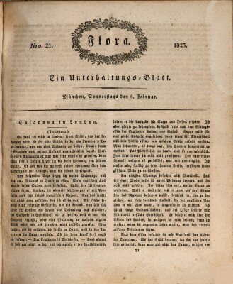 Flora (Baierische National-Zeitung) Donnerstag 6. Februar 1823