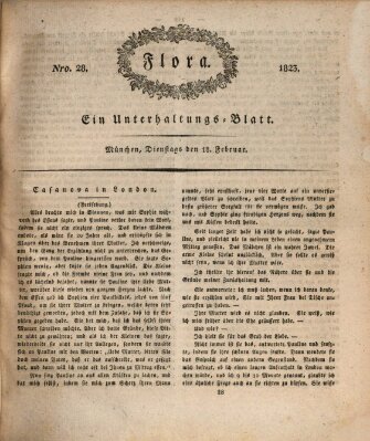 Flora (Baierische National-Zeitung) Dienstag 18. Februar 1823