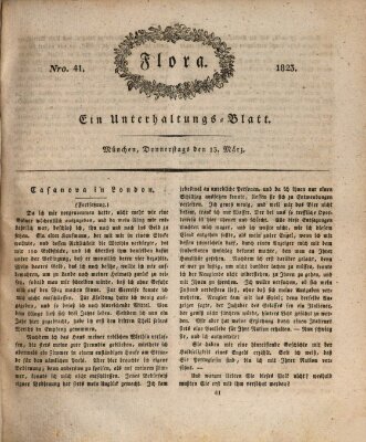 Flora (Baierische National-Zeitung) Donnerstag 13. März 1823