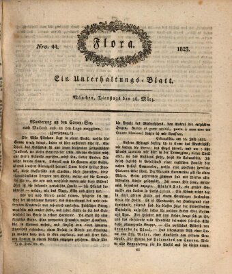 Flora (Baierische National-Zeitung) Dienstag 18. März 1823