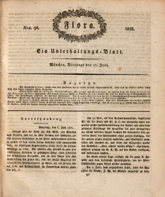 Flora (Baierische National-Zeitung) Dienstag 17. Juni 1823