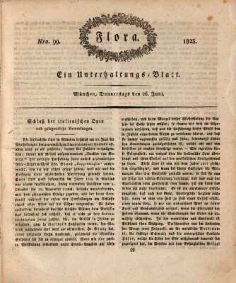 Flora (Baierische National-Zeitung) Donnerstag 26. Juni 1823