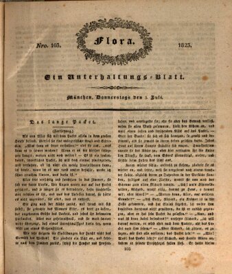 Flora (Baierische National-Zeitung) Donnerstag 3. Juli 1823