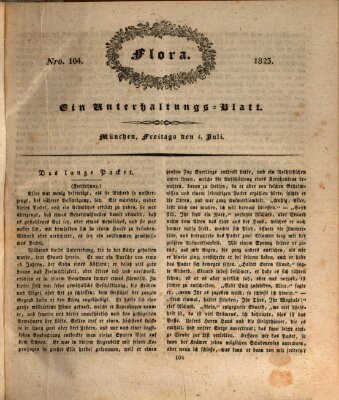 Flora (Baierische National-Zeitung) Freitag 4. Juli 1823