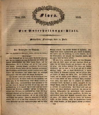 Flora (Baierische National-Zeitung) Freitag 18. Juli 1823