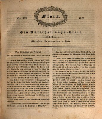 Flora (Baierische National-Zeitung) Sonntag 20. Juli 1823