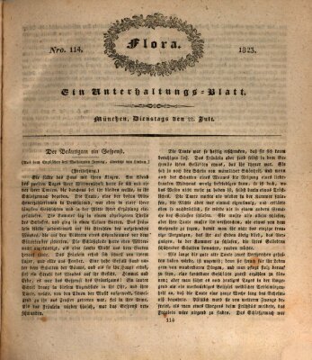 Flora (Baierische National-Zeitung) Dienstag 22. Juli 1823