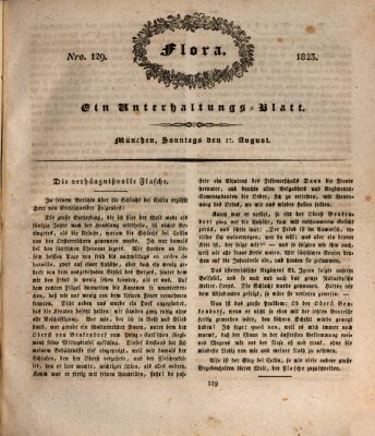 Flora (Baierische National-Zeitung) Sonntag 17. August 1823