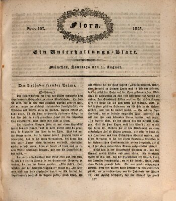 Flora (Baierische National-Zeitung) Sonntag 31. August 1823