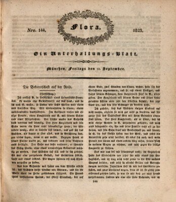 Flora (Baierische National-Zeitung) Freitag 12. September 1823