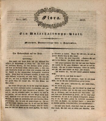 Flora (Baierische National-Zeitung) Donnerstag 18. September 1823