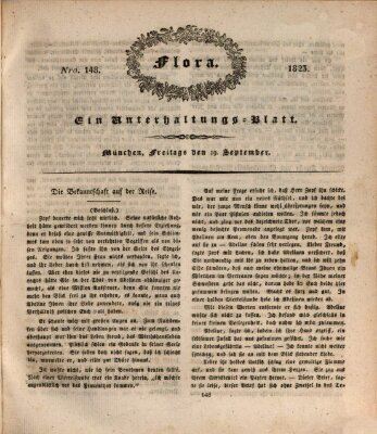 Flora (Baierische National-Zeitung) Freitag 19. September 1823