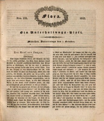 Flora (Baierische National-Zeitung) Donnerstag 2. Oktober 1823